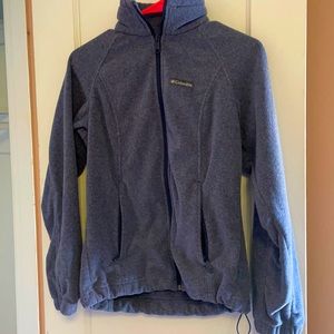 Columbia fleece jacket in blue